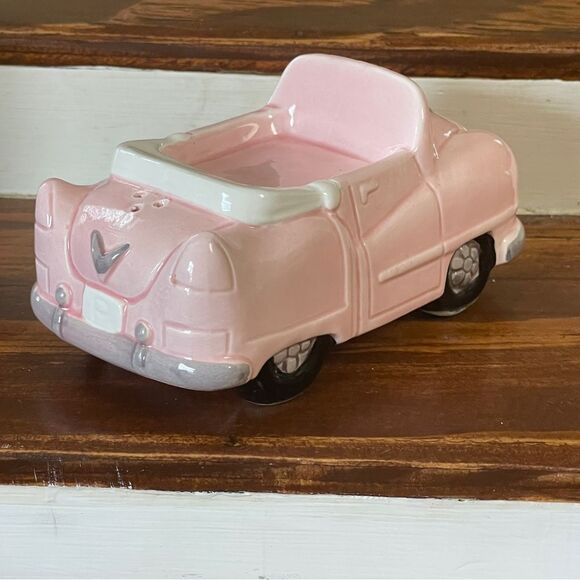 Vintage Vandor Hand Painted Ceramic Pink Cadillac Salt Or Pepper Shaker - Picture 5 of 13